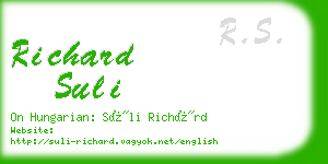 richard suli business card